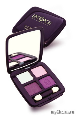 Latuage / Тени для век компактные 4-х цветные Mysterious Eyes
