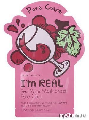 Tony Moly /    I'm Real Red Wine Mask Sheet