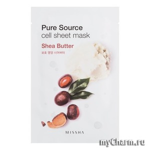 "Missh" /    Missha Pure Source Cell Sheet Mask (Shea Butter)