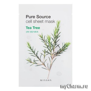 "Missh" /    Missha Pure Source Cell Sheet Mask (Tea Tree)