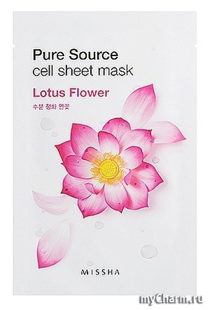 "Missh" /    Missha Pure Source Cell Sheet Mask (Lotus)