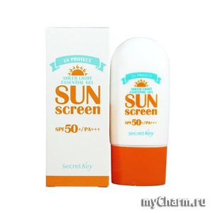 SECRET KEY / -   Sun Screen SPF50 Sheer light Essential Gel