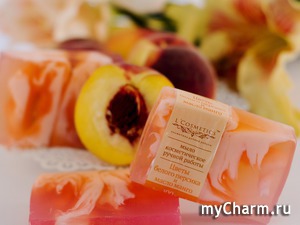 L'Cosmetics / Мыло ручной работы "Цветы белого персика и масло манго"