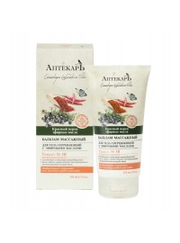 "Вiтэкс" / Аптекарь Бальзам массажный для тела согревающий с эфирными маслами