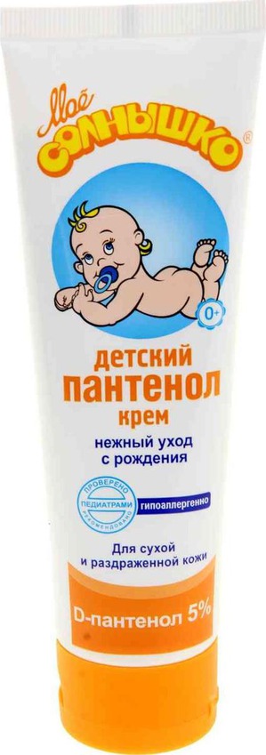 "Мое солнышко" / Детский крем "Пантенол" для сухой и раздраженной кожи