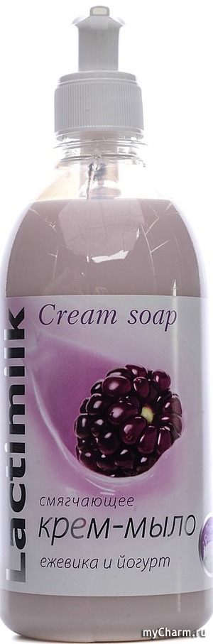 Lactimilk / Крем-мыло "Ежевика и йогурт" смягчающее
