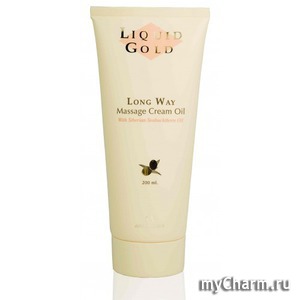 Anna Lotan /   Liquid Gold Long Way Massage Cream Oil