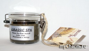 Jurassic Spa / Грязевая маска-скраб для всех типов кожи лица "Увлажнение и тонус"