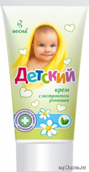 "Весна" / Детский крем с экстрактом ромашки