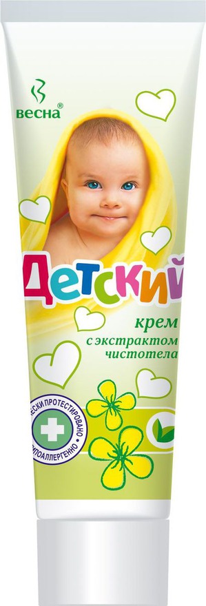 "Весна" / Детский крем с экстрактом чистотела