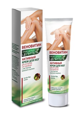 "Природный целитель" / Веновитин Активный крем для ног