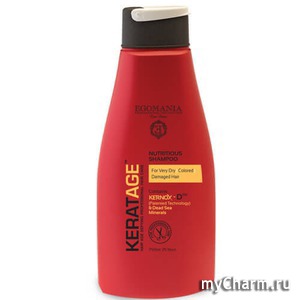 EGOMANIA /    Professional Keratage Shampoo For Very Dry, Colored, Damaged Hair