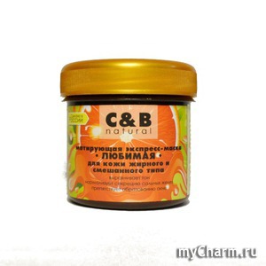 v.i.Cosmetics / Маска для лица C&B Natural Матирующая экспресс-маска «Любимая» для кожи жирного и смешанного типа