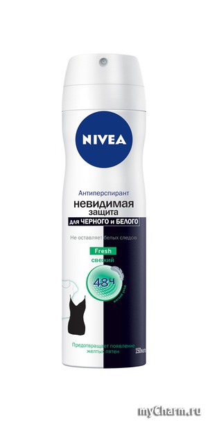 NIVEA / Антиперспирант Невидимая Защита для черного и белого Fresh спрей