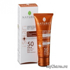 Nature's /        Sun Sun cream anti-age Face and lips SPF 50