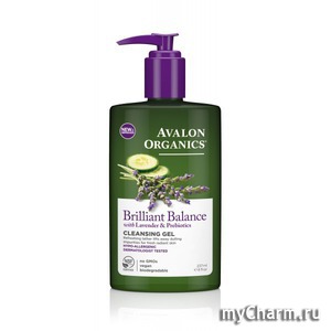 Avalon Organics / Гель для демакияжа Facial Cleansing Gel