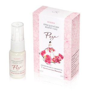 KLEONA / Крем для кожи вокруг глаз "Роза" (увлажнение и свежесть)