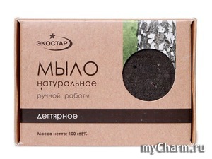 "Экостар" / Натуральное мыло ручной работы Дегтярное