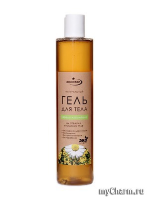 "Экостар" / Натуральный гель для тела Череда и Ромашка на отварах крымских трав