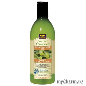 Avalon Organics / ���� ��� ���� Olive & Grape Seed Bath & Shower Gel