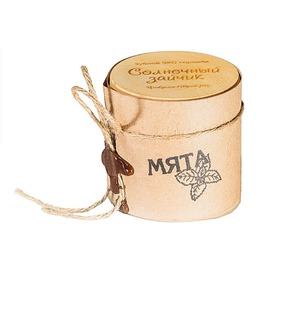 "Фабрика Трав" / Зубной порошок Солнечный зайчик МЯТА, дерево