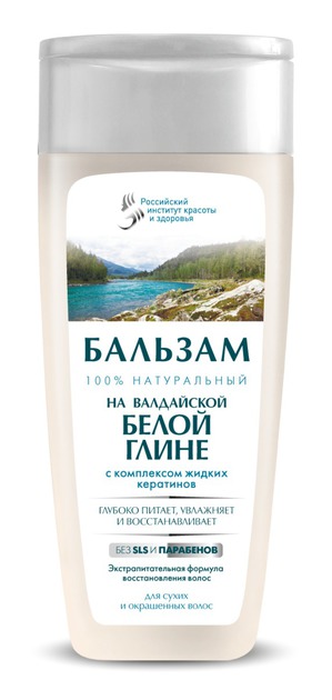 "Fitокосметик" / Бальзам для волос «На валдайской белой глине» серии «Российский Институт Красоты и Здоровья»