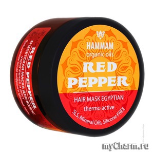 Natura Vita /    Hammam organic oils Red Pepper Hair Mask Egyptian thermo active