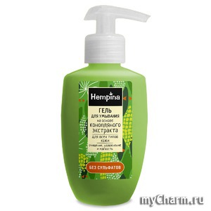 Hempina / Гель для умывания на основе конопляного экстракта "Очищение, увлажнение и мягкость"