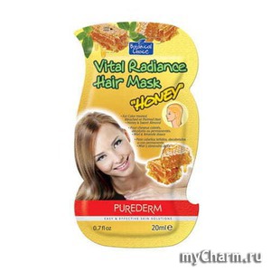 Purederm /    Vital radiance hair mask honey