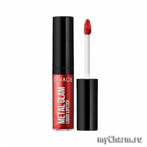 DIVAGE / Губная жидкая помада "METAL GLAM"