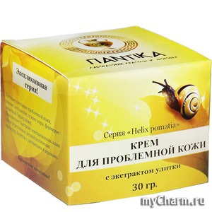 "Пантика" / Крем для проблемной кожи с экстрактом улитки серия "Helix pomatia"