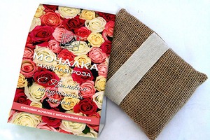 "Крымская Линия" / Мочалка с натуральным мылом: «Джутовая мочалка «Чайная роза»»