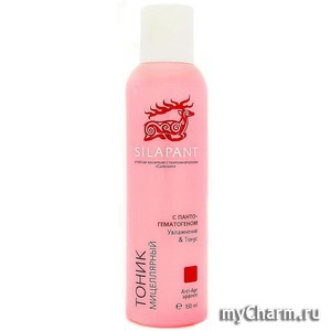 Silapant / Мицеллярный тоник Anti-Age с пантогематогеном «Увлажнение & Тонус»