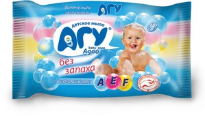 Aura / Детское мыло «Агу» с витаминами А, Е, F