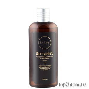 Repharm / Гель для душа женский «ДегтярёвЪ» дегтярный с пептидами