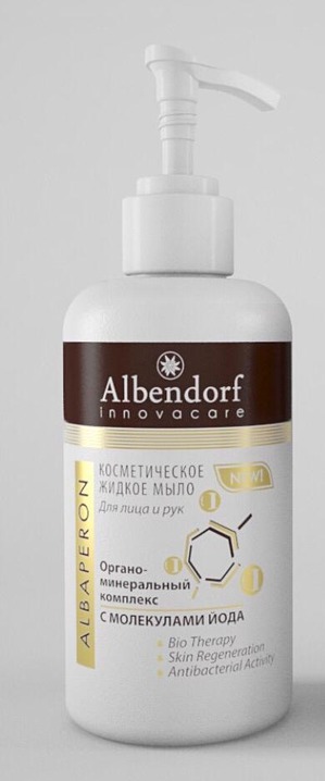 Albendorf Innovacare / Косметическое жидкое мыло для лица и рук