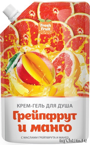 LADY'S / Гель для душа Fresh Fruit "Грейпфрут и манго"