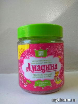 "Царство Ароматов" / Морская соль для ванн «Амадина»