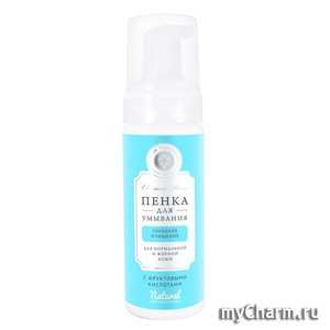 "Дом Природы" / Пенка для умывания с фруктовыми кислотами Глубокое Очищение для нормальной и жирной кожи