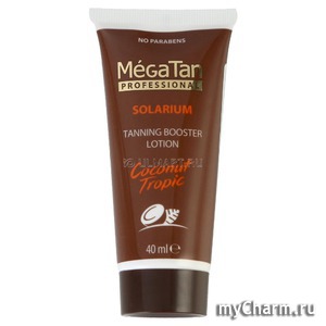 Mega Tan /  professional solarium tanning booster lotion Coconut tropic
