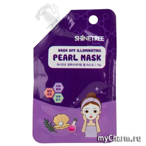 Shinetree /   Wash off Illuminating Pearl mask