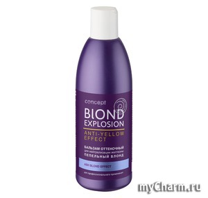 CONCEPT /   Color shade balsam for blond&blonded hair Ash blond effect