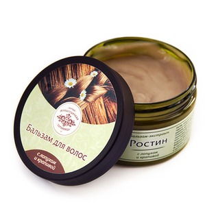 "Первая Монастырская Здравница" / Бальзам для волос с лопухом и крапивой "Ростин"