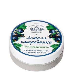 "Первая Монастырская Здравница" / Маска-интенсив для лица "Черная смородинка"
