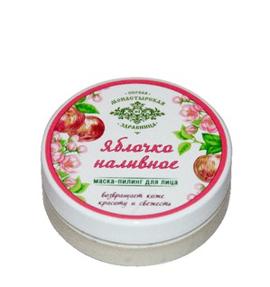 "Первая Монастырская Здравница" / Маска-пилинг для лица "Яблочко наливное"