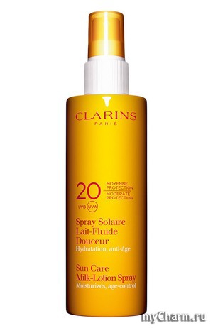 Clarins /  - Spray Solaire Lait-Fluide Douceur SPF 20