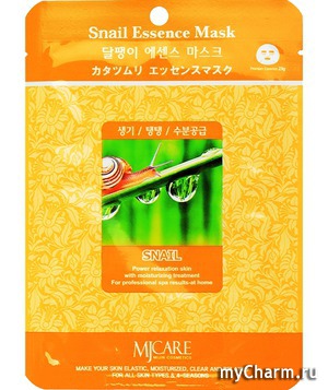 Mijin / ����� ��� ���� Cosmetics Snail Essence Mask