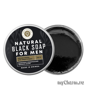 "Дом Природы" / Натуральное черное мыло для мужчин