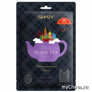 SHARY / ферментная тканевая маска для лица Black Tea