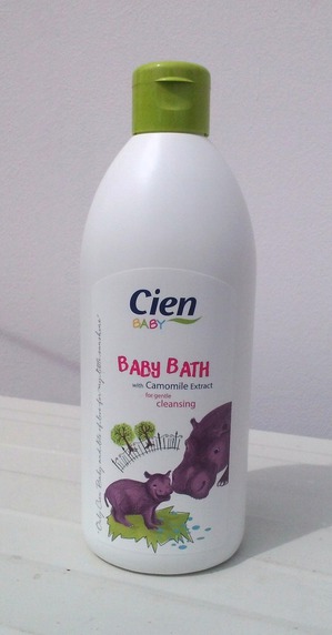 Детская пена для ванн от Cien baby.